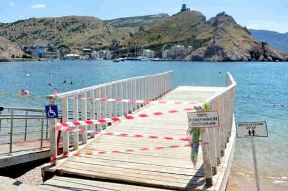 На пляжах «Городской» и «Мраморный» купаться запрещено