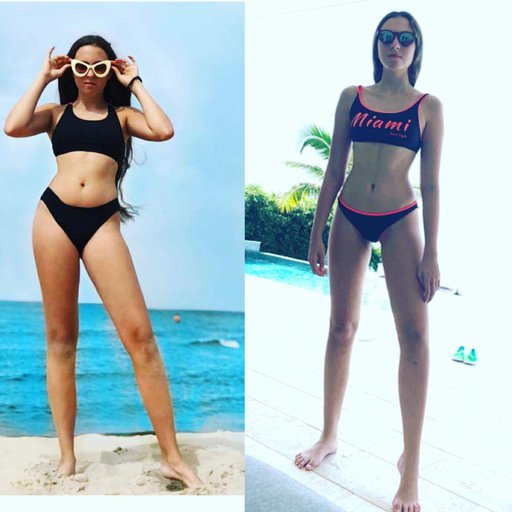 Оля Полякова опубликовала фото дочери до и после похудения