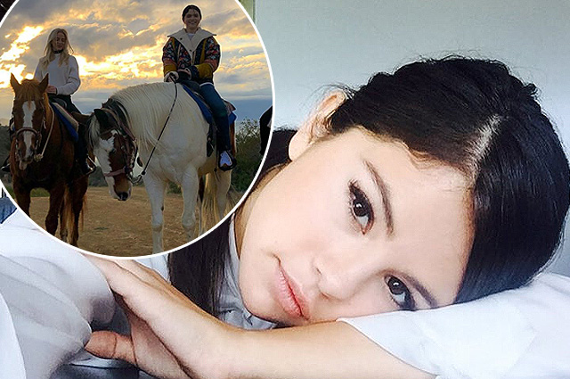 Селена Гомес восстанавливает пошатнувшееся здоровье прогулками на лошадях