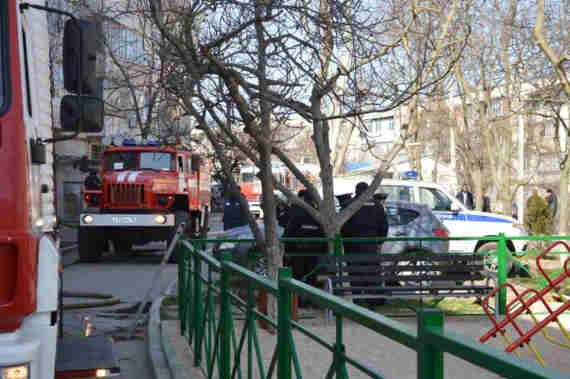 Пожар на проспекте Победы в Севастополе может иметь криминальный характер