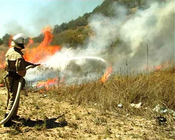 В Крыму с 1 апреля введут режим чрезвычайной пожарной опасности