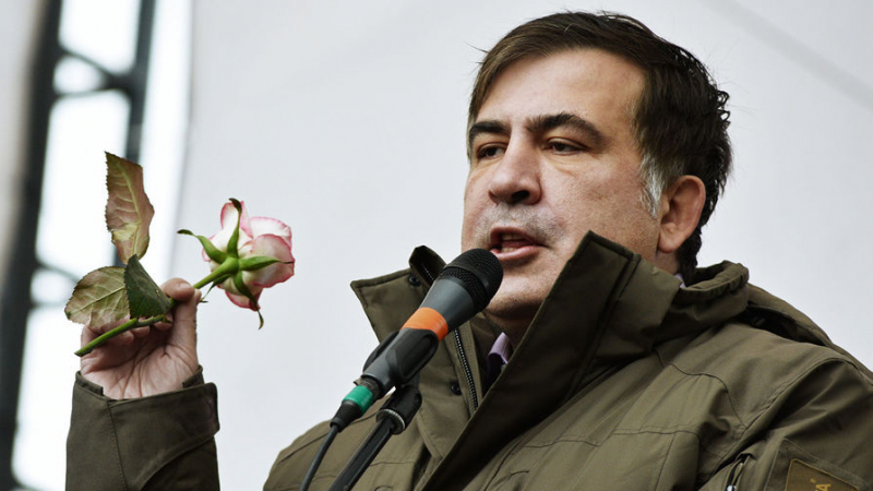 Саакашвили отреагировал на комплименты Зеленского 