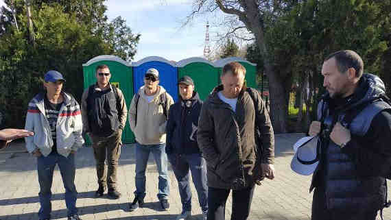 В Севастополе бастуют строители Исторического бульвара