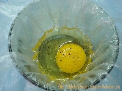 Яйцо пашот в мешочке (быстрый завтрак)