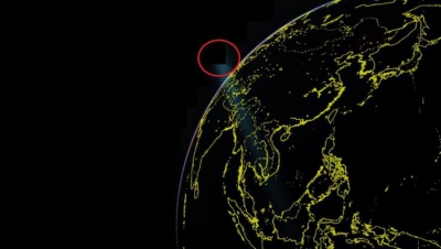 Синяя Звезда Качина попала в объектив камеры японского спутника