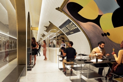 В метро Парижа откроют бар