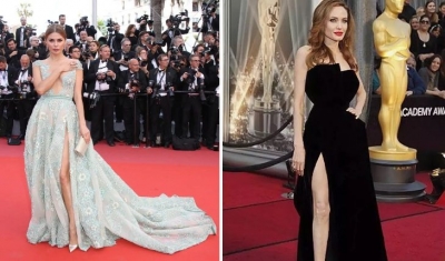 Модный провал: У Виктории Бони в Каннах «уехало» платье