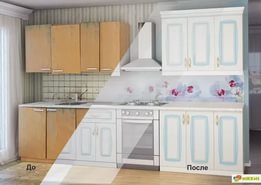 Кухонный гарнитур: обновляем фасады самостоятельно