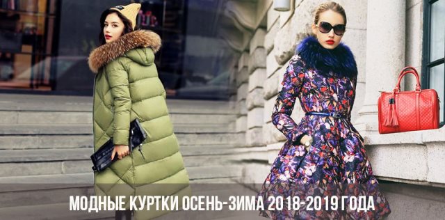 Модные куртки осень зима 2018-2019 года: женские