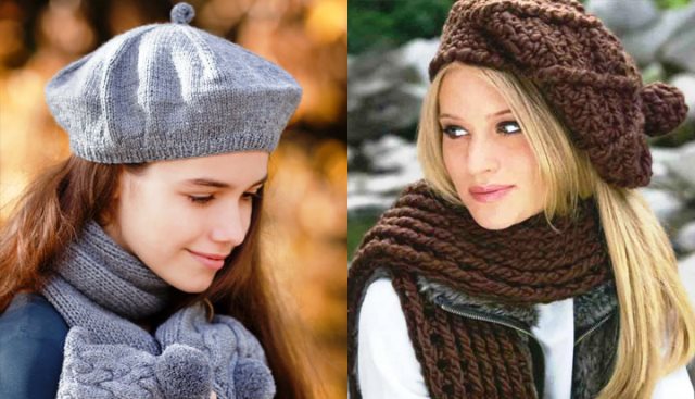 Вязаные женские шапки осень-зима 2018-2019: тенденции, новинки, узоры