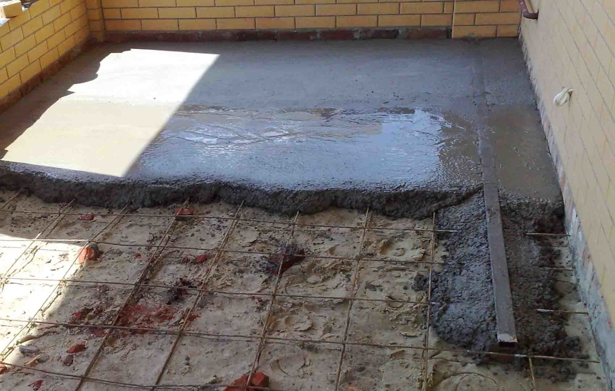 Разница между бетоном и стяжкой