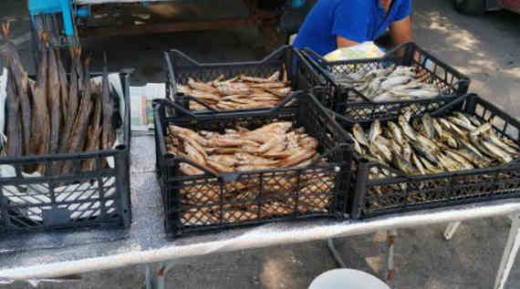 Четверть центнера копчёной рыбы изъяты у балаклавского стихийного торговца