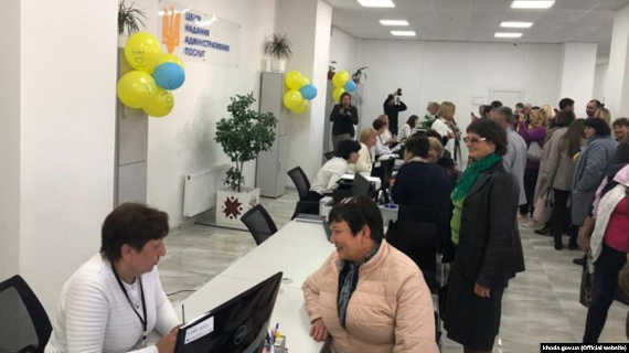 В Херсонской области открыли ближайший к Крыму центр админуслуг